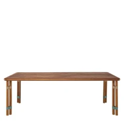 Tavolo da pranzo grande per esterni Lignes in legno