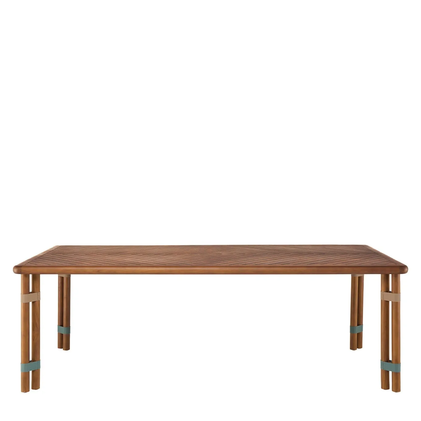 Tavolo da pranzo grande per esterni Lignes in legno