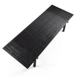 Tavolo da pranzo Hashi nero in legno