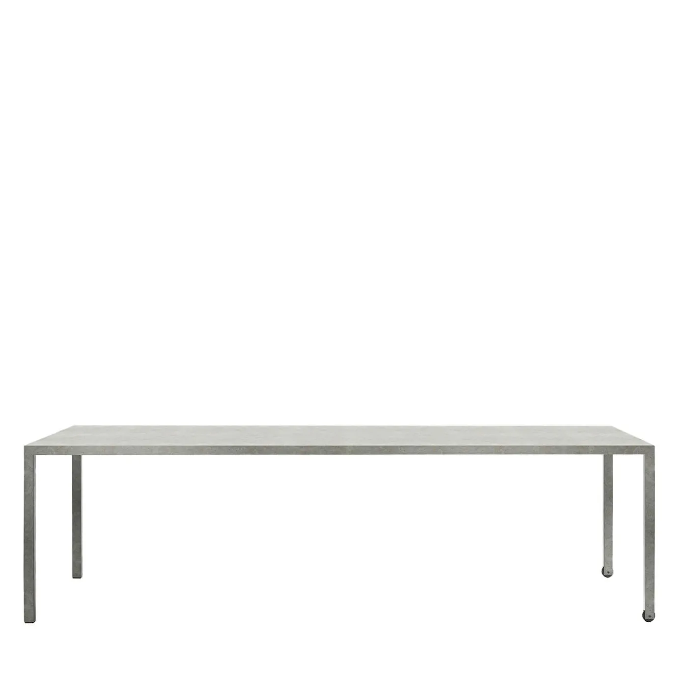 Tavolo Da Pranzo In Alluminio Cocciogrigio