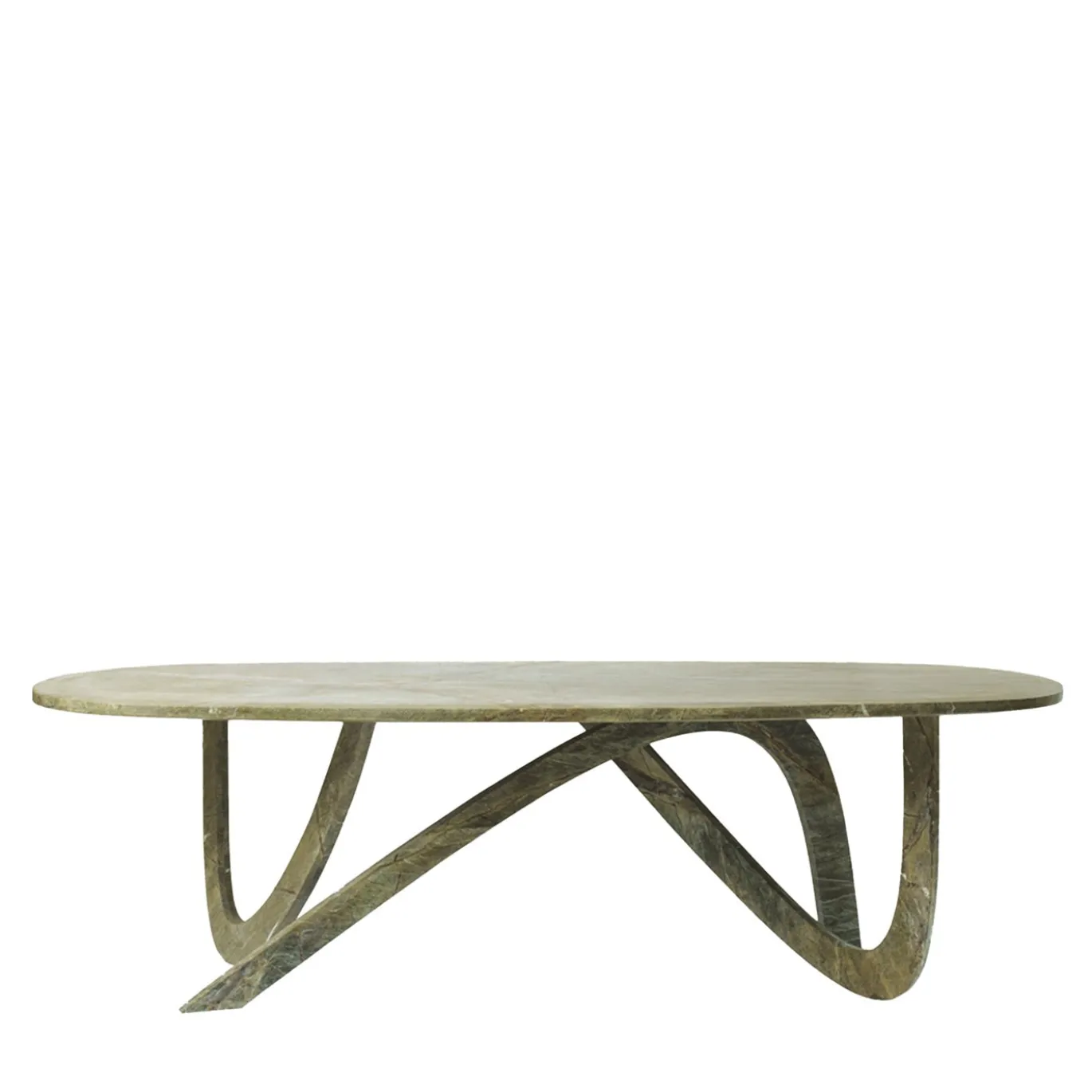 Tavolo da pranzo in marmo verde Fleur
