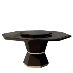 Tavolo da pranzo ottagonale Temptation con Lazy Susan