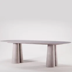 Tavolo da pranzo ovali Fusto per interni ed esterni