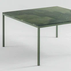 Tavolo da pranzo quadrato Origo in marmo Avocatus verde