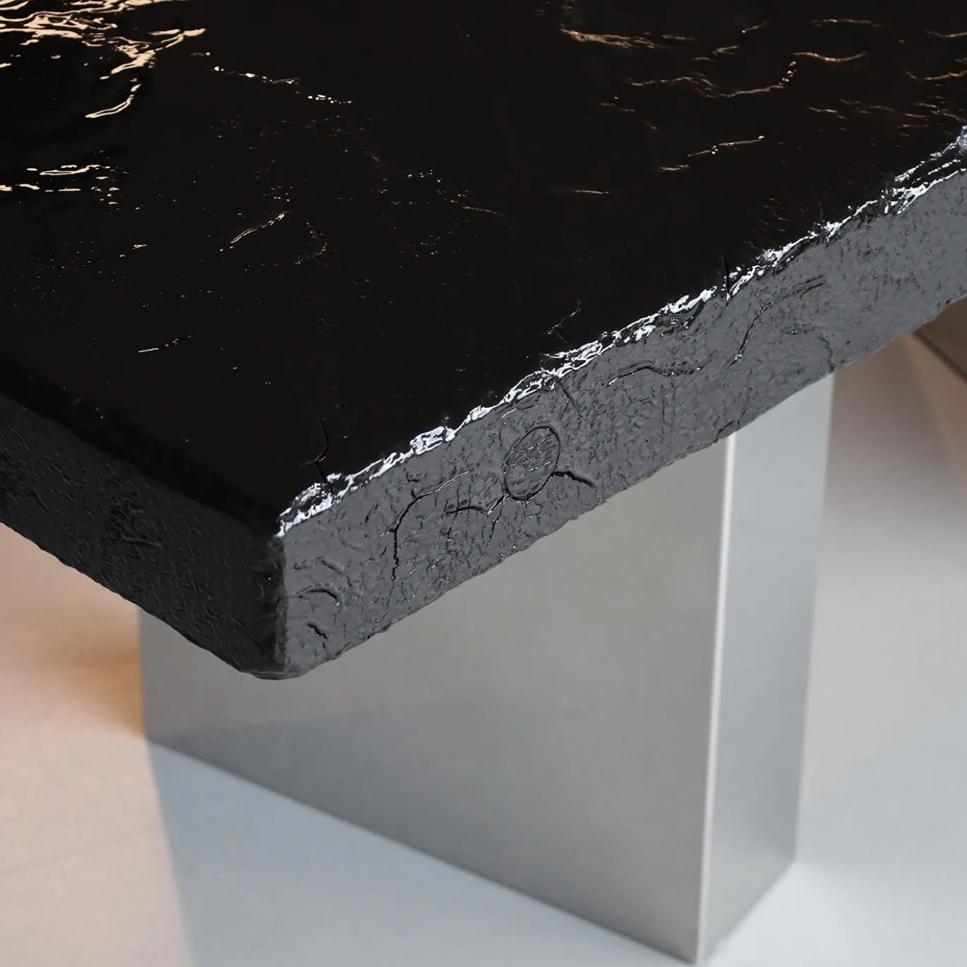 Tavolo da pranzo rettangolare in legno Black Moon