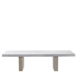Tavolo da pranzo rettangolare per esterni Span di John Pawson