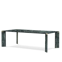 Tavolo da pranzo rettangolare verde Ottanta di Lorenza Bozzoli