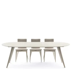 Tavolo da pranzo rotondo allungabile Elegance di Fabio Rebosio