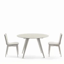Tavolo da pranzo rotondo allungabile Elegance di Fabio Rebosio