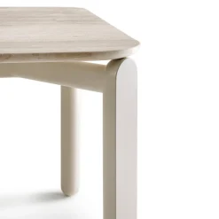 Tavolo da Pranzo Rotondo Babà 878 in Marmo di Emilio Nanni