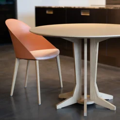 Tavolo da pranzo rotondo BADANO 1954 di Franco Albini