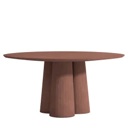 Tavolo da pranzo rotondo Fusto Brick