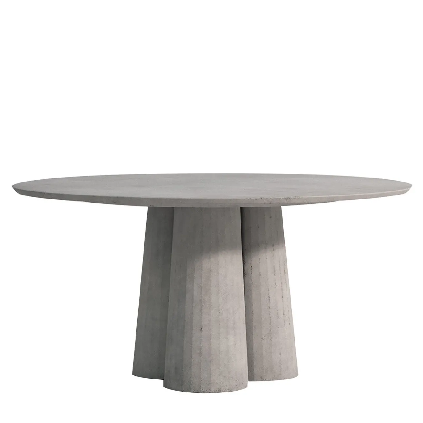 Tavolo da pranzo rotondo Fusto Silver per interno e esterno