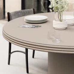 Tavolo da pranzo rotondo Scala Ivory