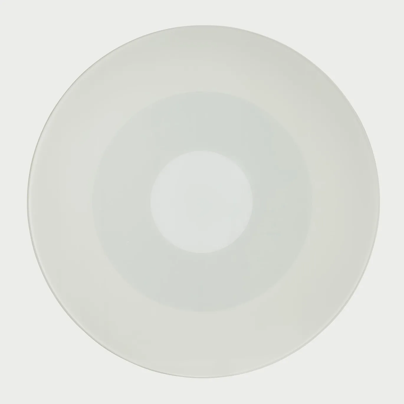 Tavolo da pranzo Roundel in cristallo bianco di Claesson Koivisto Rune