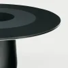 Tavolo da pranzo Roundel in cristallo nero di Claesson Koivisto Rune
