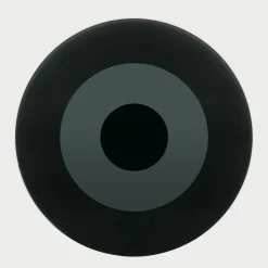 Tavolo da pranzo Roundel in cristallo nero di Claesson Koivisto Rune