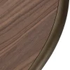 Tavolo da pranzo soap laccato bronzo ossidato