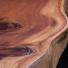 Tavolo da pranzo Solivante in legno di sequoia