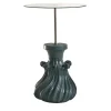 Tavolo lampada Scoubidou laccato blu opaco di Nigel Coates