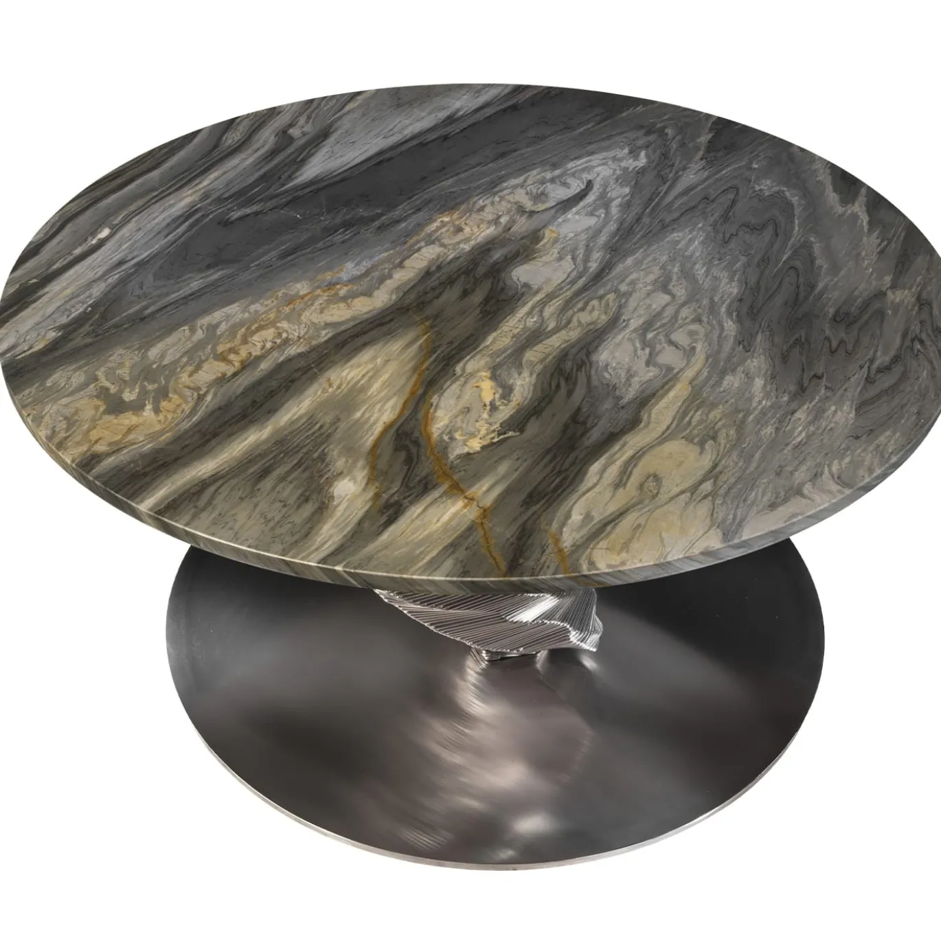 Tavolo Meteorite N°2 Calacatta Cielo di Giò Pozzi