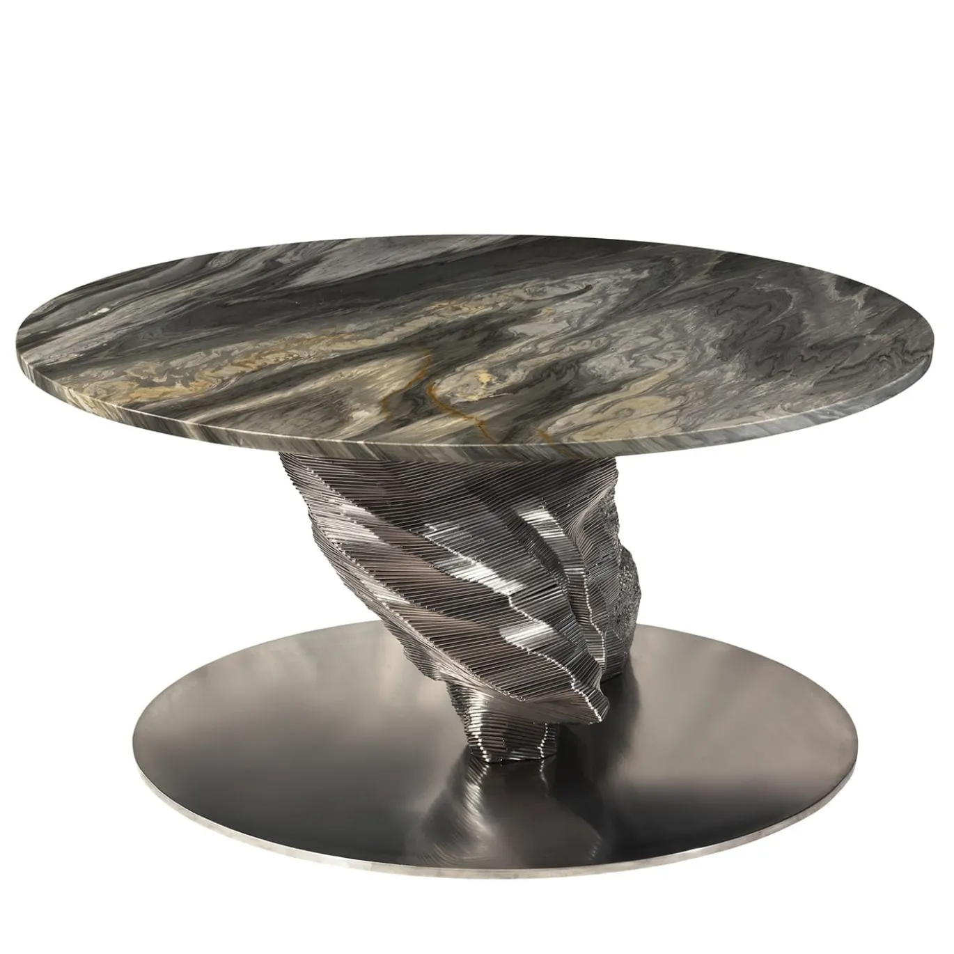 Tavolo Meteorite N°2 Calacatta Cielo di Giò Pozzi