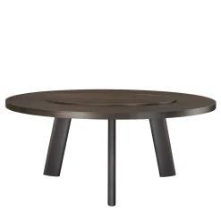 Tavolo Native Round Brown di Stefano Giovannoni