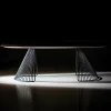 Tavolo rettangolare Grid Canadian Durmast di Ciani Design