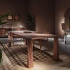 Tavolo rettangolare in legno di noce Canaletto Super Twist