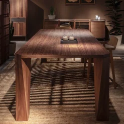 Tavolo rettangolare in legno di noce Canaletto Super Twist