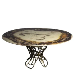 Tavolo rotondo decorativo