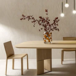 Tavolo Tetris con piano in rovere naturale Pure Wood