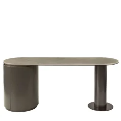 Tavolo Vanity Loop con top in legno