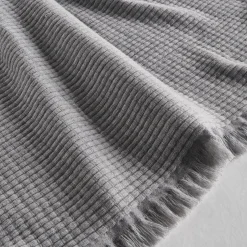 Terramadre Gerbera Coperta di cashmere grigia