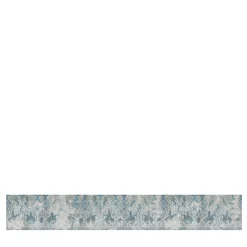 Tessuto da rivestimento in cotone con arazzo azzurro