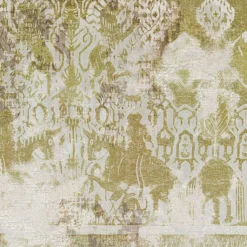 Tessuto da rivestimento in cotone verde Tapestry