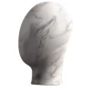 Testa Scultura monolitica in marmo di Carrara