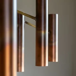 The Copper Tube Chandelier