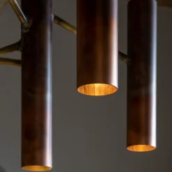 The Copper Tube Chandelier