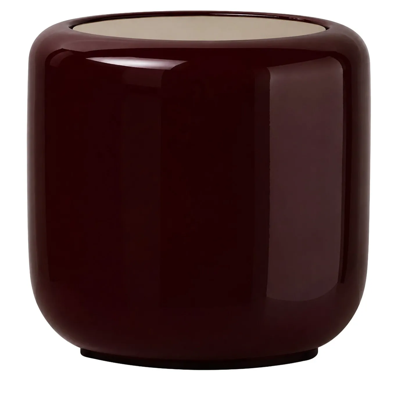 The Vignette Lacquer Drum Table