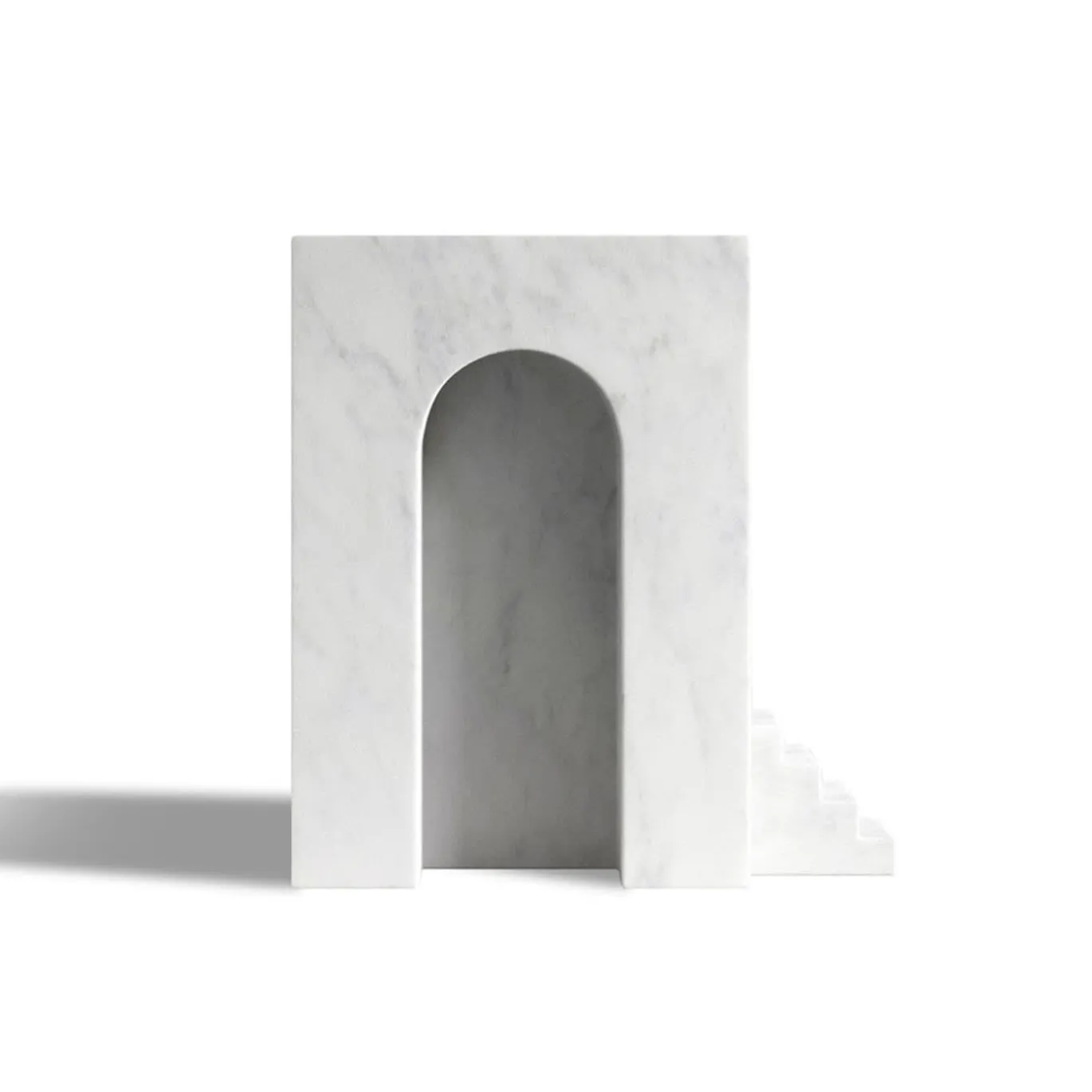 The Village - Utopia Scultura in bianco di Carrara di Elisa Ossino