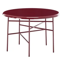 10th Star Tavolino laccato lucido rosso 60