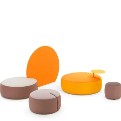 TOMMY pouf beige di Basaglia + Rota Nodari