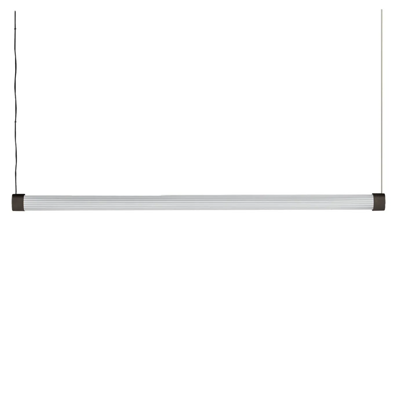 Trama S1 B Lampada a sospensione tubolare in vetro borosilicato trasparente