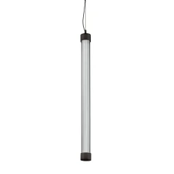Trama S1 C Lampada a sospensione tubolare in vetro borosilicato trasparente