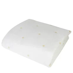 Trapunta Api in Raso Bianco