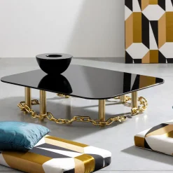 T2231 Tavolino con catena d'oro