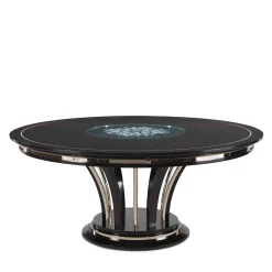 T/5090-180 Tavolo da pranzo in ebano