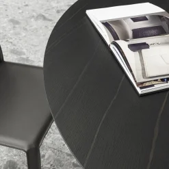 Tulipano Tavolo rotondo grande in rovere Laguna