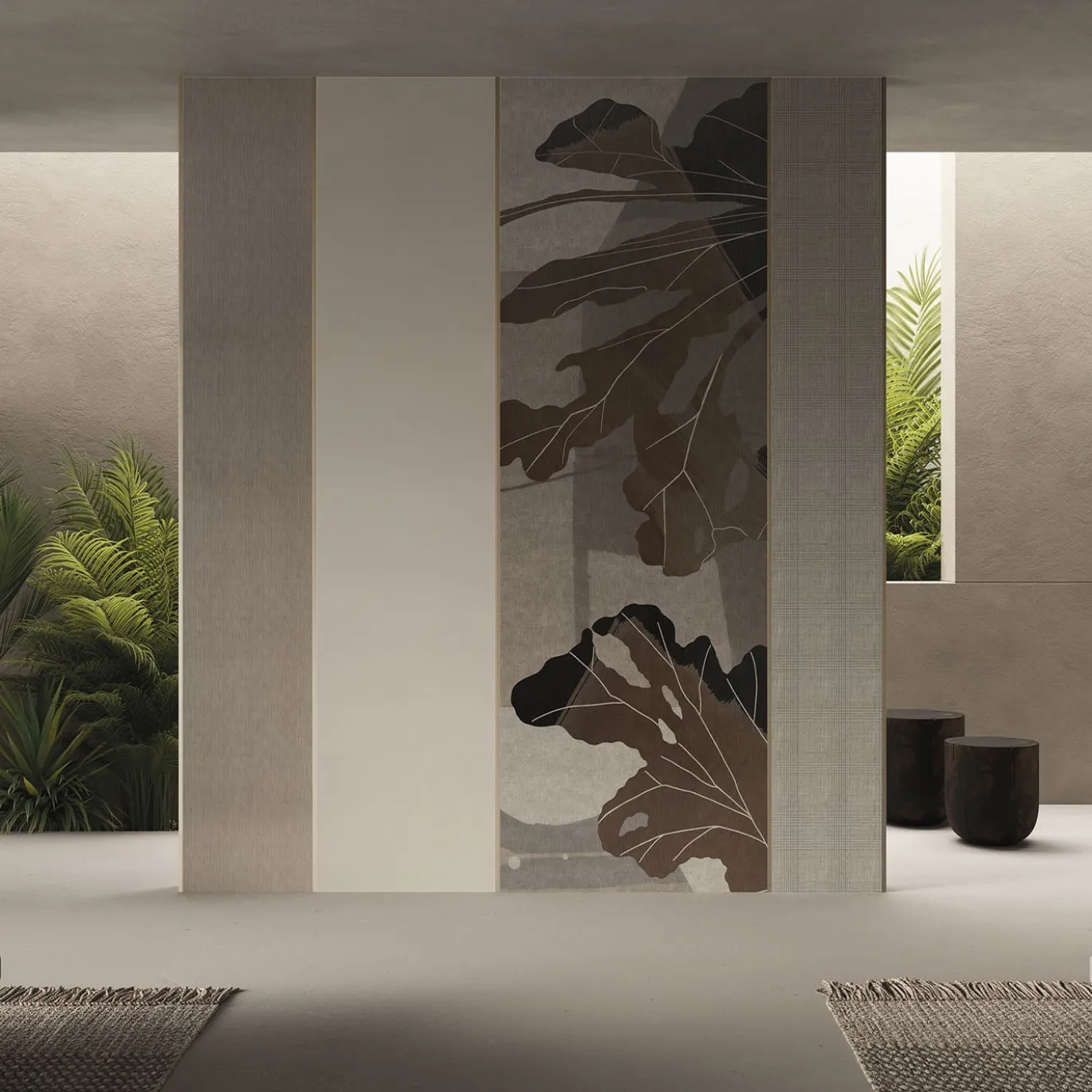 Un bel dì vedremo Composizione Murale Beige